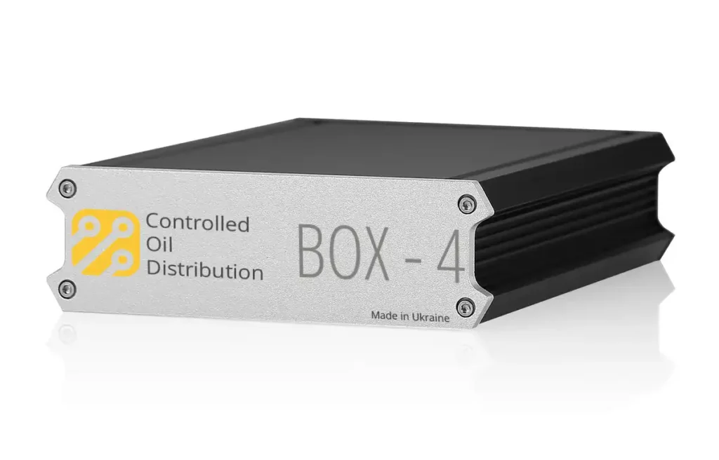 Бокс системи COD BOX-4 для роздачі чотирьох типів оливи