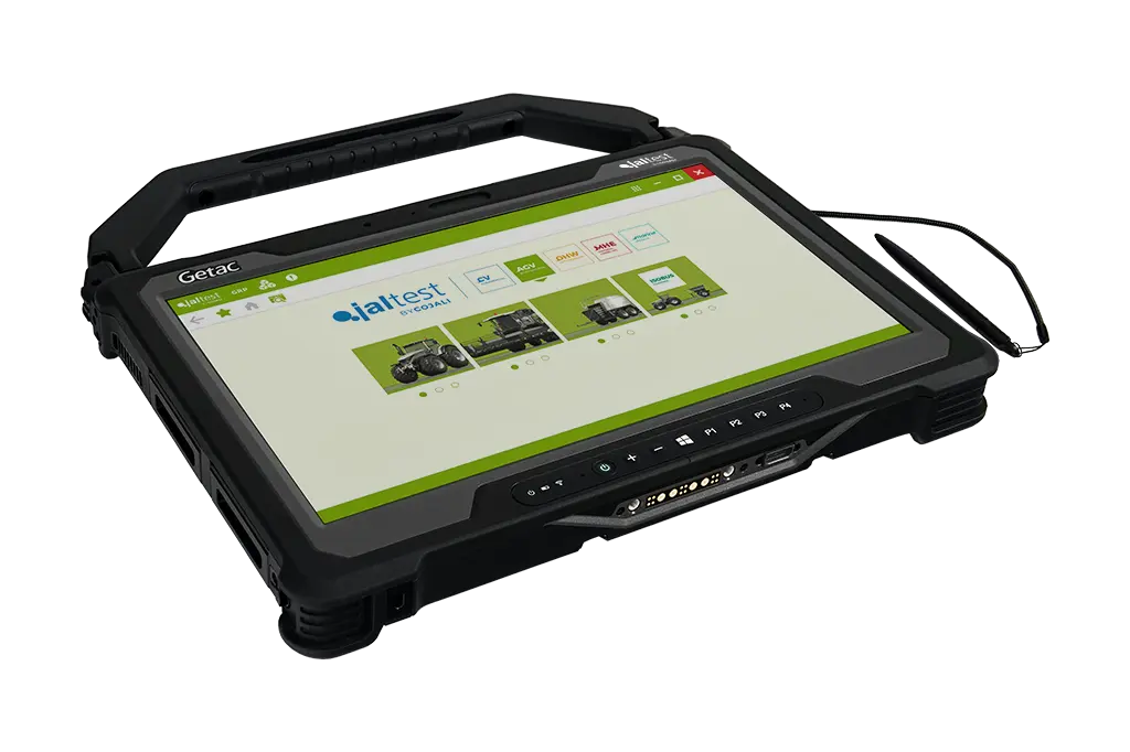 Інтерфейс програми Jaltest AGV